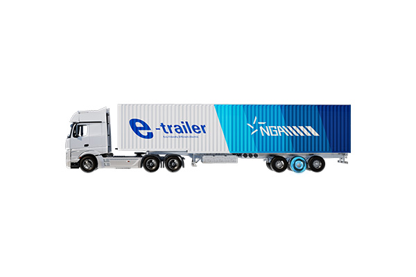 智能電動(dòng)集裝箱半掛車(chē)