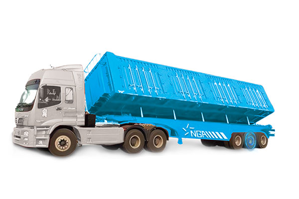 智能電動(dòng)自卸半掛車(chē)